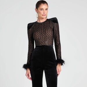 Nadine Merabi Monique Jumpsuit black